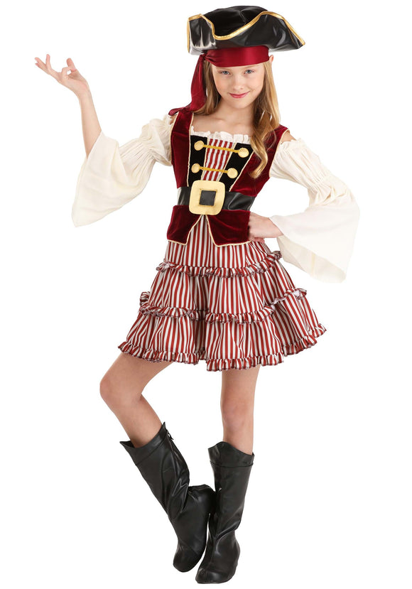 Corsair Pirate Costume for Girls | Kid's Pirate Costumes