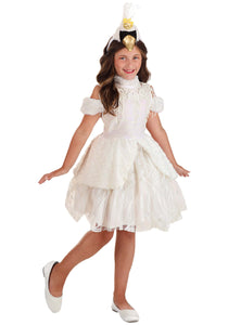 Girl's Deluxe Swan Costume Dress