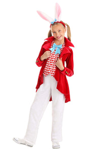 Dignified White Rabbit Girl's Costume | Kid's Storybook Costumes
