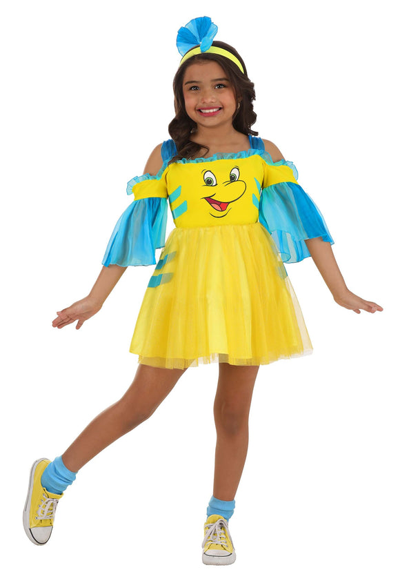 Disney Flounder Girls Costume Dress