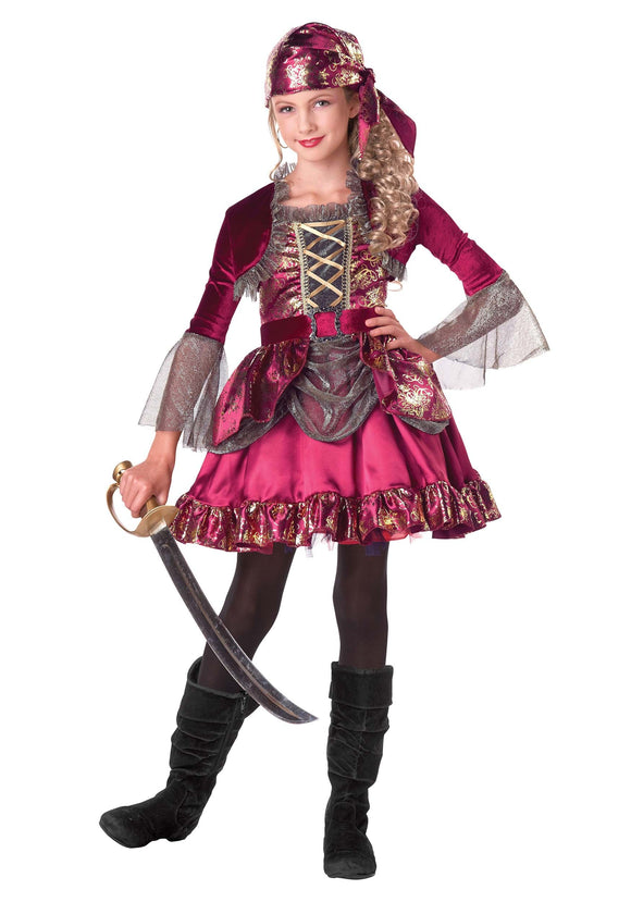 First Mate Pirate Costume Dress for Girls | Kid's Pirate Costumes