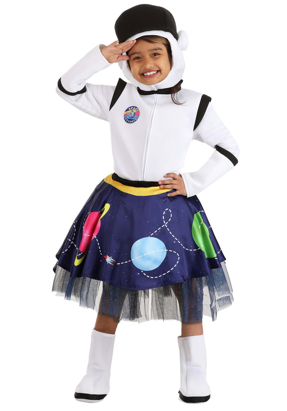 Galactic Astronaut Girl's Costume