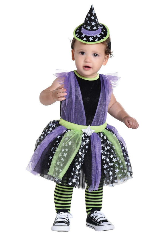 Girl's Classic Star Witch Infant Costume | Girl's Witch Costumes