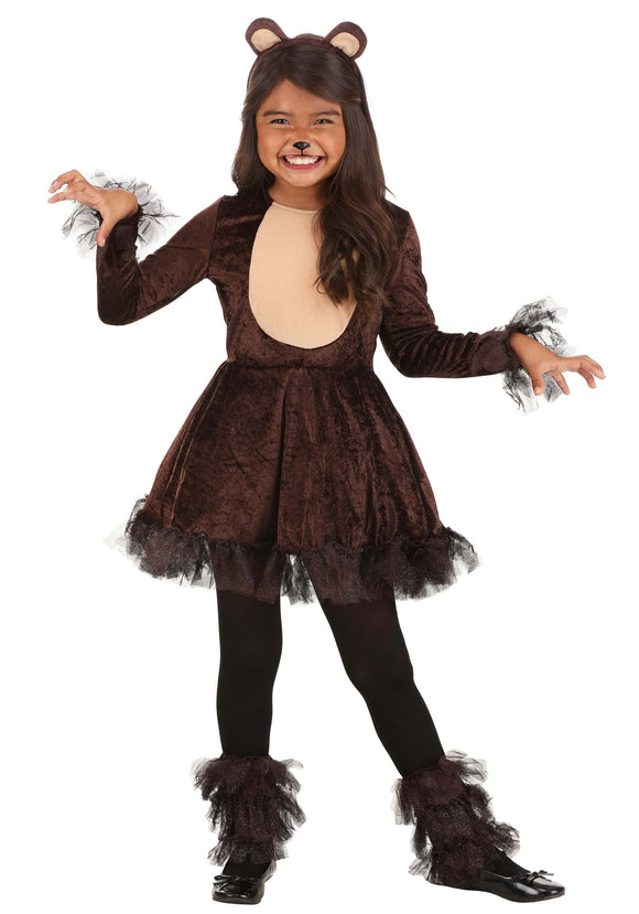 Playful Bear Costume for Girls | Forest Animal Costumes