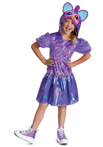Purple Furby Girl's Costume Dress | Toy Costumes