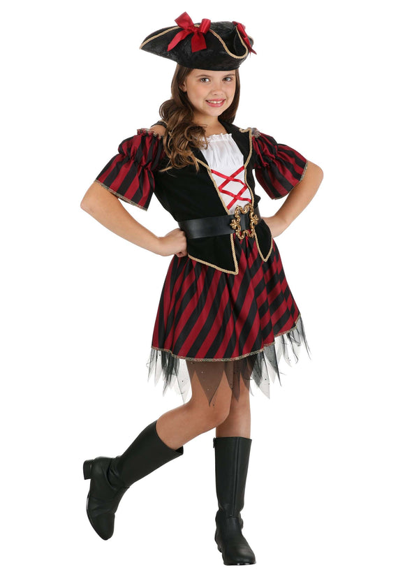 Seven Seas Pirate Costume for Girls
