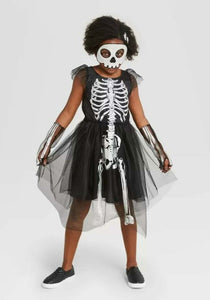 Skeleton Costume Girls Dress