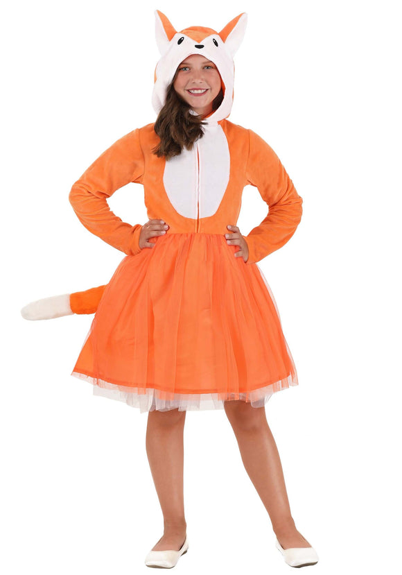 Girl's Tutu Fox Costume Dress