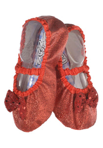 Wizard of Oz Girl's Red Dorothy Slippers | Wizard of Oz Accessories