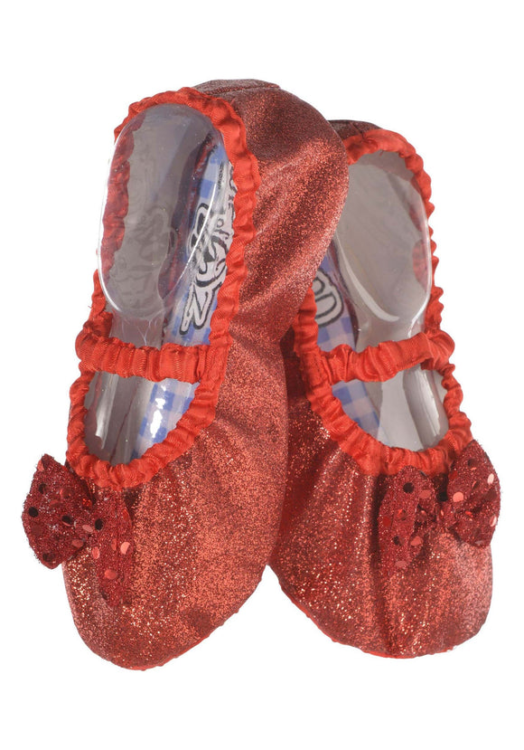Wizard of Oz Girl's Red Dorothy Slippers | Wizard of Oz Accessories