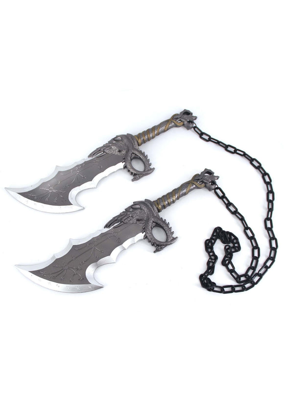17.2-Inch God of War Blades of Chaos Cosplay Costume Replica | Video Game Accessories