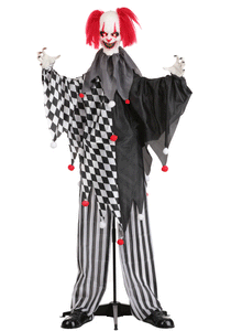 5.6FT Animated Gonna Getcha Clown Decoration - Scream Saver | Halloween Animatronics