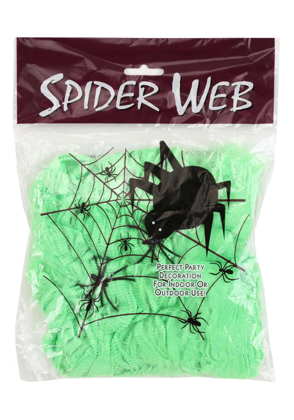 60 Gram Green Spider Web Prop