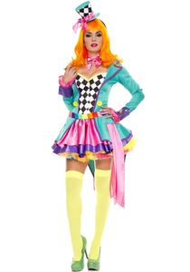 Women's Sexy Hatter Hottie Costume Dress | Sexy Mad Hatter Costume