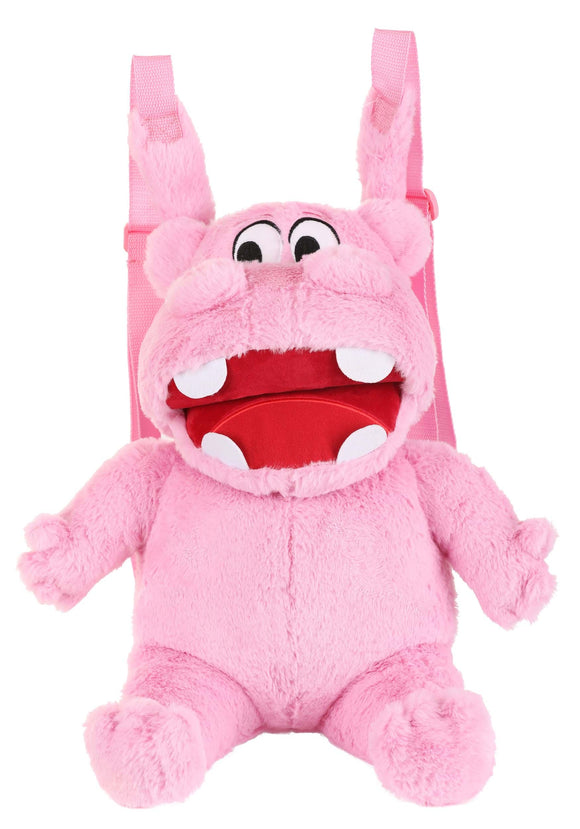 Pink Hungry Hungry Hippos Plush Backpack | Board Game Bags