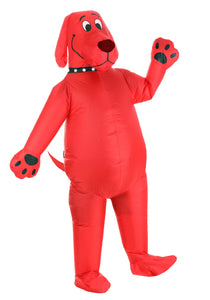 Inflatable Clifford the Big Red Dog Costume for Adults