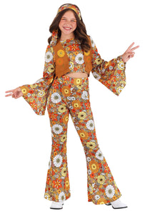 Autumn Flower Hippie Kid's Costume