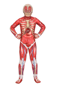 Kid's Anatomical Muscle Suit Costume