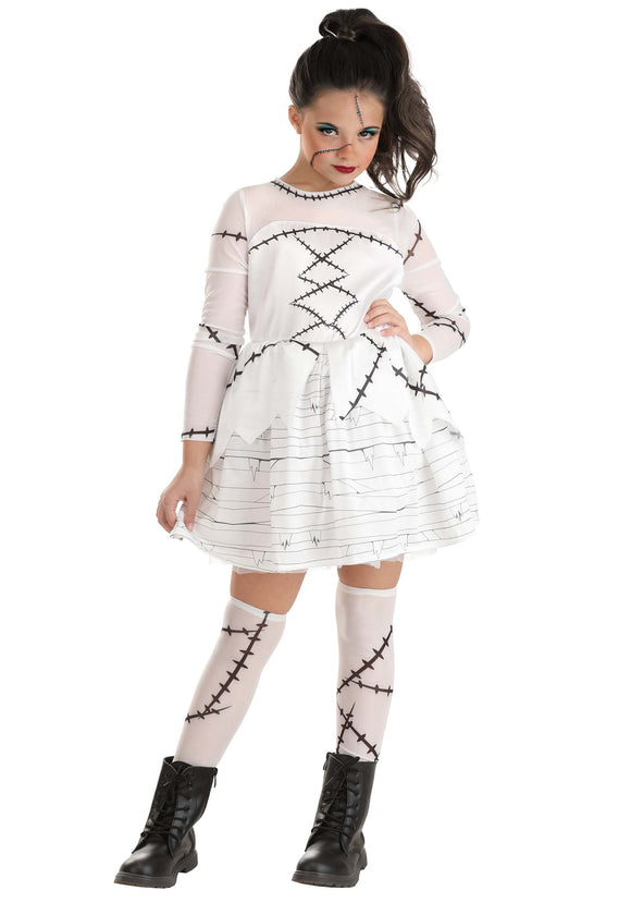 Bride of Frankenstein Costume Kid's Dress