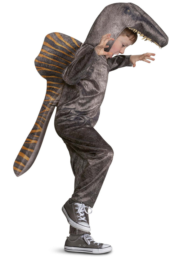Classic Jurassic World Rebirth Spinosaur Kid's Costume | Movie Costumes