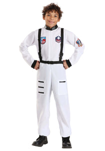 Kid's Classic White Astronaut Costume | Astronaut Costumes