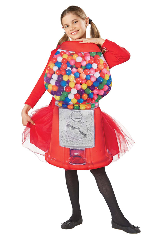 Kid's Colorful Gumball Machine Costume | Candy Costumes