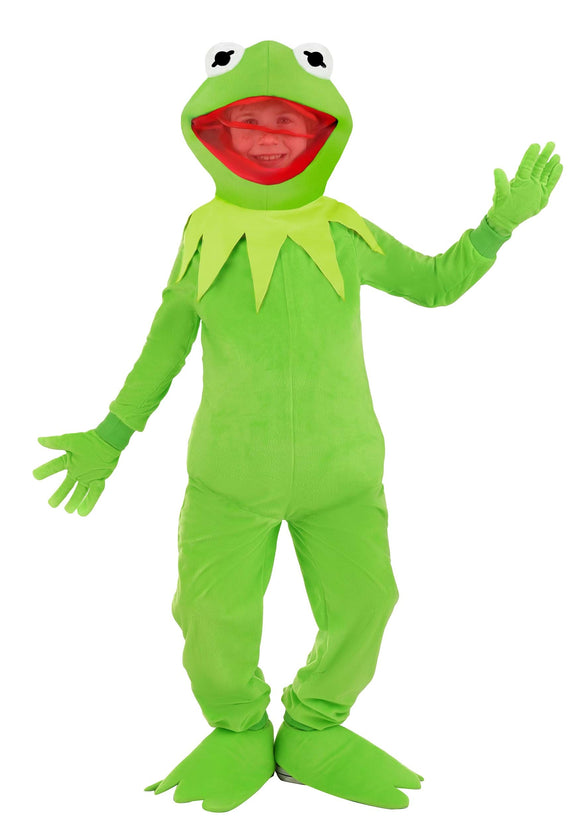 Kid's Disney Kermit Costume | Exclusive Kid's Costume