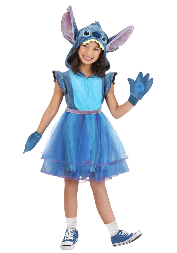 Girl's Disney Lilo & Stitch Costume Stitch Dress for Kids