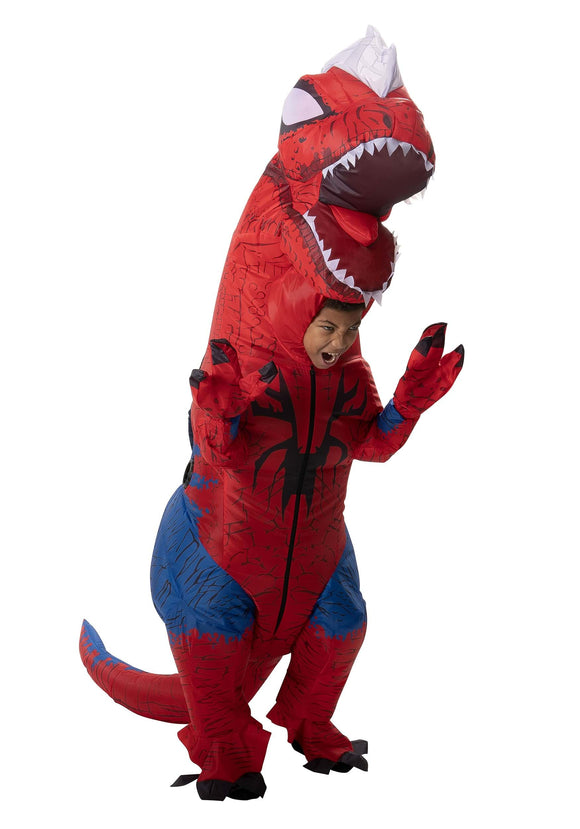 Inflatable Kid's Spider-Rex Costume | Dinosaur Costumes