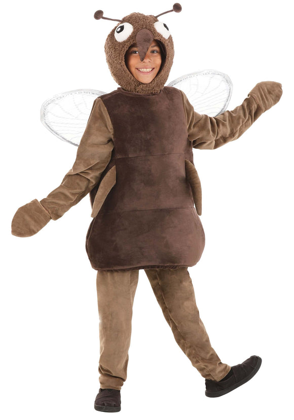 Kid's Brown Mosquito Costume