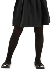 Child Opaque Black Tights | Kid's Costume Accessories