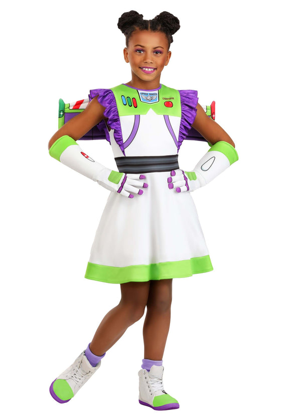 Pixar Toy Story Buzz Lightyear Costume Dress for Girls | Disney Costumes