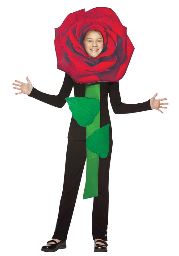 Red Rose Kid's Costume