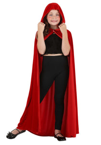 Red Velveteen Kid's Cape | Costume Capes