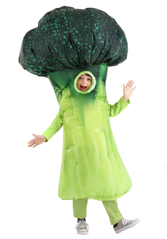 Inflatable Scrumptious Broccoli Kid's Costume