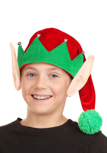 Kid's Soft Elf Costume Hat with Ears | Christmas Hats