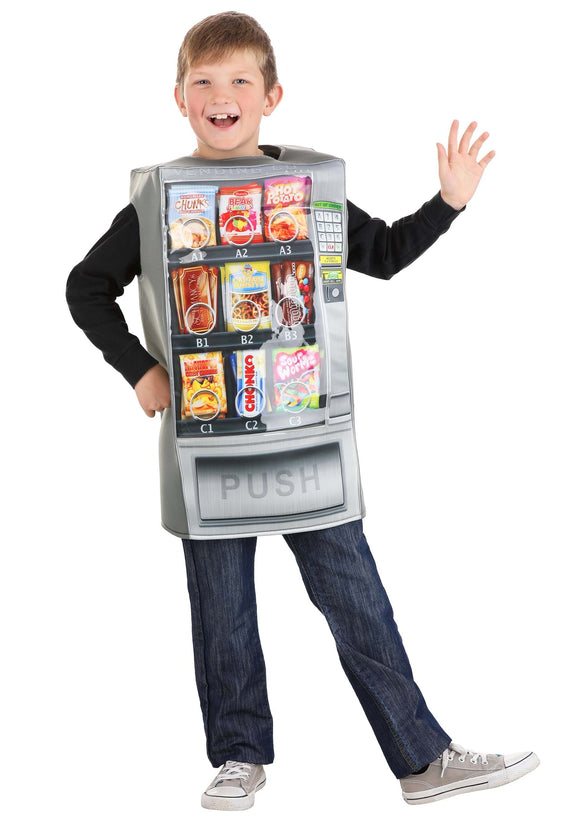 Vending Machine Kid's Costume | Funny Food Costumes