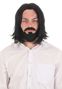 Men's Legendary Hitman Costume Wig and Beard