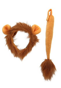 Lion Ears and Tail Accessory Kit | Simple Last-Minute Halloween Costumes
