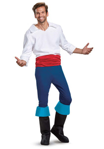 Plus Size Little Mermaid Prince Eric Deluxe Men's Costume