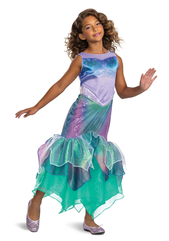 Kid's Little Mermaid Live Action Deluxe Ariel Costume