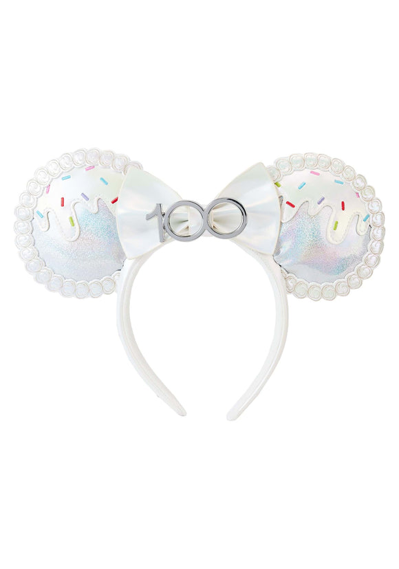 Loungefly Disney 100 Celebration White Cake Minnie Costume Ears | Minnie Mouse Ears