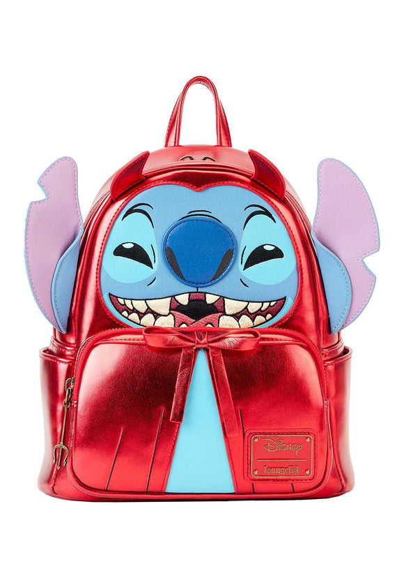 Disney Stitch Devil Cosplay Loungefly Mini Backpack