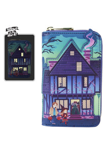 Disney Hocus Pocus Sanderson Sisters House Zip Around Wallet by Loungefly
