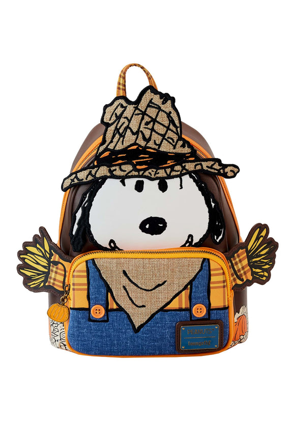 Peanuts Snoopy Scarecrow Mini Backpack by Loungefly
