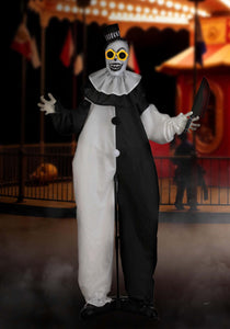5.75FT Animated Marlow the Murder Clown Decoration - Scream Saver | Evil Clown Decorations
