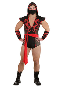 Sexy Dragon Ninja Men's Costume