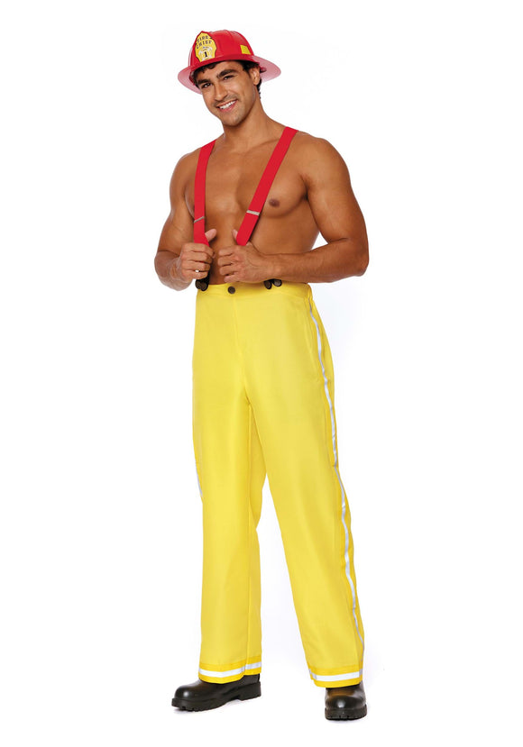 Sexy Fiery Fighter Men's Costume