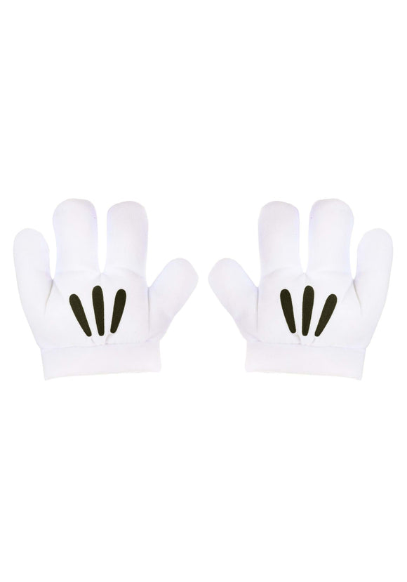 Kid's Mickey Mouse White Gloves | Disney Accessories