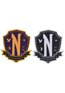 Netflix Wednesday Costume Iron On Patch Set | TV Show Accessories